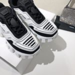 Prada Cloudbust Thunder Sneakers White/Black For Women 2.4in/60mm PRD