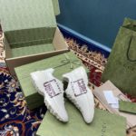 Gucci Men's Rhyton Sneakers With Logo 1921 Gucci White Ivory For Men ‎684896 DRW00 9522