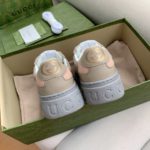 Gucci Women's GG Sneaker White And Beige Supreme For Women ‎700775 UPG90 9595