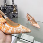 Christian Dior Women's J'Adior Slingback Pump Orange For Women CD 2.5in/6.5 cm