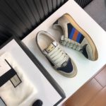 Gucci Women's GG Screener Distressed White Blue For Women 546551 99W20 4368