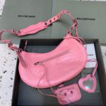 Balenciaga Le Cagole XS Shoulder Bag In Pink, For Women, Women's Bags 13in/33cm 67130723EBY5812