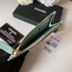 Chanel Flat Card Holder Mint Bag For Women 11.5cm/4.5in