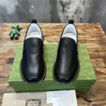 Gucci Men's Perforated Slip On Sneaker Black For Men 407364