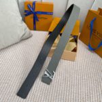 Louis Vuitton Iconic Reversible LV Belt Grey LV Women Belt
