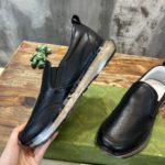 Gucci Men's Perforated Slip On Sneaker Black For Men 407364