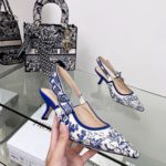 Christian Dior Women's J'Adior Slingback Pump Bright Blue For Women CD 2.5in/6.5 cm