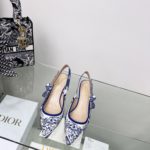 Christian Dior Women's J'Adior Slingback Pump Bright Blue For Women CD 2.5in/6.5 cm