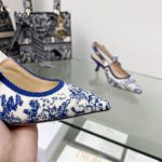 Christian Dior Women's J'Adior Slingback Pump Bright Blue For Women CD 2.5in/6.5 cm