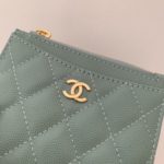 Chanel Flat Card Holder Mint Bag For Women 11.5cm/4.5in