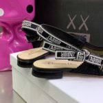 Christian Dior Women's J'Adior Slingback Ballerina Flat Black For Women CD