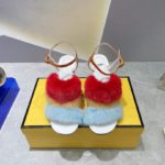 Fendi First Light Blue Mink High-Heeled Sandals For Women 8X8275AI12F1H03