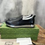 Gucci Men's Perforated Slip On Sneaker Black For Men 407364