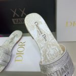 Christian Dior Women's Dway Slide White For Women CD