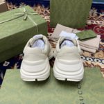 Gucci Women's Rhyton Sneakers With Lemon Gucci White Ivory For Women ‎684899 DRW00 9522