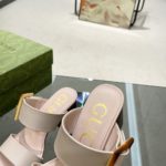 Gucci Women's Sandal With Bamboo Buckle Light Pink For Women GG‎ 674821 C9D00 6705
