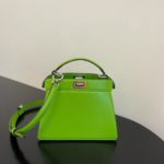 Fendi Peekaboo ISeeU Petite Chartreuse Small Bag For Woman 20cm/8in