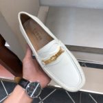 Gucci Men's Loafer With Interlocking G Horsebit White For Men ‎655519-1XO00-9022
