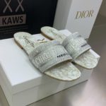 Christian Dior Women's Dway Slide White For Women CD