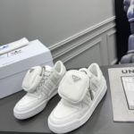 Prada Adidas For Prada Re-Nylon Forum Sneakers White For Women 1.6in/40mm PRD 2EG390_3LJX_F01CD