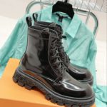 Louis Vuitton LV Baroque Ranger Boot Black For Men LV 1AAH5U