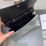 Balenciaga Hourglass Wallet On Chain in Sliver, For Women, Women's Bags 9in/23cm