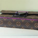 Louis Vuitton S-Lock Sling Monogram Macassar Purple For Men, Men's Bags, Crossbody Bags 8.3in/21cm LV M46245