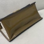 Fendi Medium Kan U White and Brown Bag For Woman 25cm/10in
