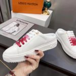 Louis Vuitton Women's Time Out Open-Back Sneaker Fuchsia Pink For Women LV 1AA1CD