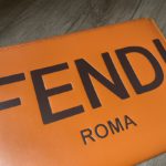 Fendi Flat Pouch Brown Large Pouch Bag For Woman 34cm/13in 8N0178AC9LF0QVK
