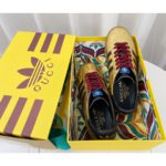 Gucci x Adidas Women's Gazelle Sneaker Metallic Gold For Women 707847 AAA2M 8043