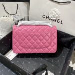 Chanel Large Classic Handbag Gold Hardware Pink For Women, Women's Handbags, Shoulder Bags 11.8in/30cm