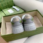 Gucci Men's GG Sneaker Green And Gray Supreme For Men 700641 UPG90 1282