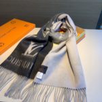Louis Vuitton Reykjavik Gradient Cashmere Grey Scarf 220cm/87in M76336