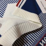 Dior Dioralps Reversible White/Blue Wool and Cashmere Scarf 200cm/79in