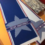 Dior Dioralps Reversible White/Blue Wool and Cashmere Scarf 200cm/79in