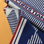 Dior Dioralps Reversible White/Blue Wool and Cashmere Scarf 200cm/79in