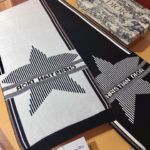 Dior Dioralps Reversible White/Black Wool and Cashmere Scarf 200cm/79in