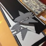 Dior Dioralps Reversible White/Black Wool and Cashmere Scarf 200cm/79in