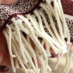 Dior Oblique Burgundy Cashmere Scarf 200cm/79in