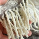 Dior Oblique Grey Cashmere Scarf 200cm/79in
