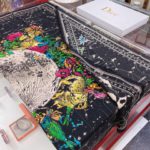 Dior Zodiac 90 Square Black Silk Twill Scarf 110cm/43in 115ZOD090I607_C900