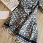 Dior Oblique Square Navy Blue Silk Twill Scarf 150cm/59in