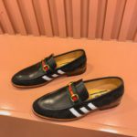 Gucci x Adidas Men's GG Loafers Black For Men GG Shoes ‎702284