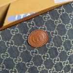 Gucci Shoulder Bag With Interlocking G Blue And Ivory GG Denim Jacquard For Women  9.6in/24.5cm GG