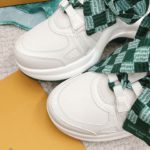 Louis Vuitton Women's LV Archlight Sneaker White And Green For Women LV 1AACUO