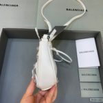 Balenciaga Le Cagole Mini Bag With Chain In White, For Women, Women's Bags 8.2in/21cm 69581423EBY9016