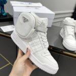 Prada Adidas For Prada Re-Nylon Forum High Top Sneakers White For Women 1.6in/40mm PRD 2TG193_3LJX_F01CD