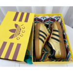 Gucci x Adidas Women's Gazelle Sneaker Metallic Gold For Women 707847 AAA2M 8043