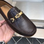 Gucci Men's Loafer With Interlocking G Horsebit Dark Brown For Men ‎655519 1XO00